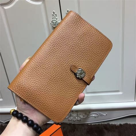 hermes leather wallet dogon.